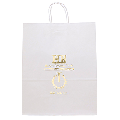White Guard Twisted Handle Bag