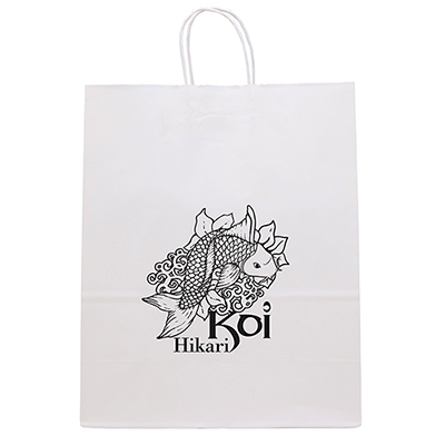 White Kraft Guard Paper Bag 